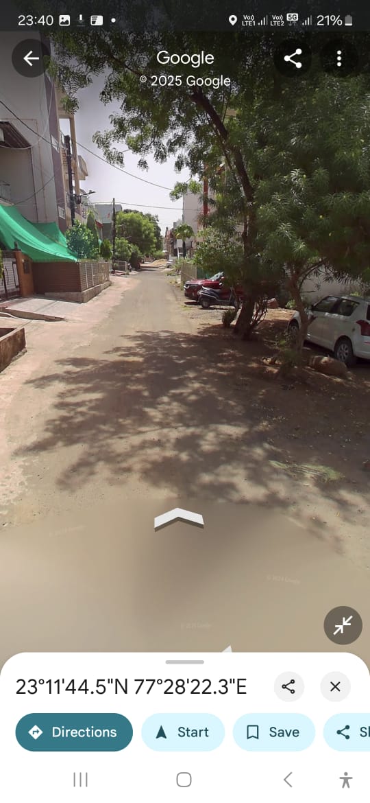 1614 sqft Plot for sale at Arvind Vihar Bagmugaliya BhopalMP